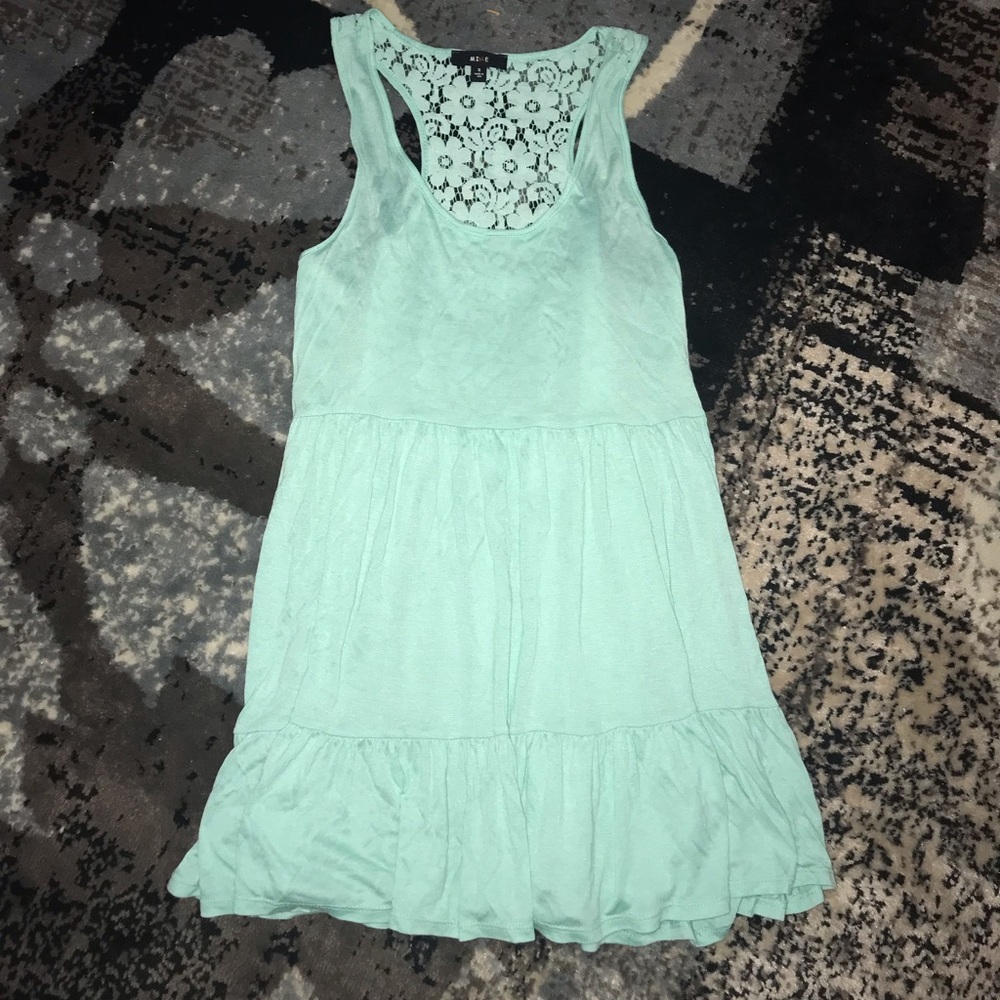 Cute sea green flowy blouse